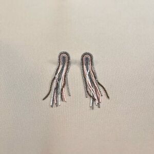 Beaded Fringe Earrings